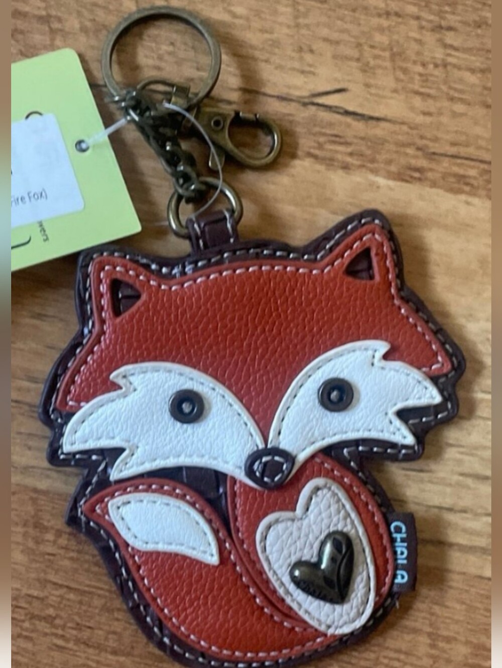 CHALA: NWT FOX BAGCHARM/ COIN PURSE